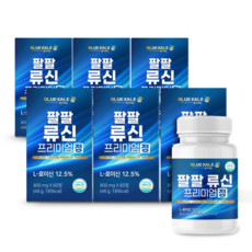 블루케일 류신 단백질 아미노산 루신 프리미엄 정 6000mg 고함량 뉴신, 60정, 6개