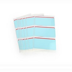 업위드 보호견출지 7매 적색 라벨스티커 네임스티커 라벨견출지