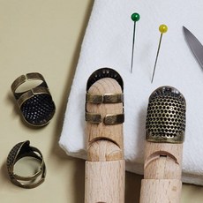 골무 구리 반영구 바느질 도구 골무 손가락보호 바느질도구 재봉도구 공예도구 DIY도구, 없음