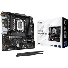ASRock B860M Pro A DDR5 8666MHz 256GB M.2 LGA1851 B860 마이크로 ATX 마더보드 인텔 코어 울트라 BIOS 플래시백 SATA3 6.0, Micro ATX, PRO-A WIFI
