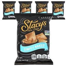 스테이시스 피타 칩스 심플리 네이키드, 5개, 42.5g