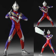 골드 컬러 가동 피규어 기계인형 조립 가능 남자아이 생일선물, Tiga [선물 상자] 17cm 슈퍼 가동