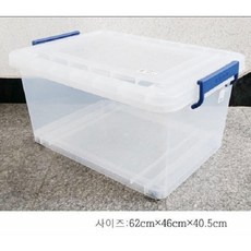 리빙박스80리터, 투명색, 1개