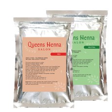 퀸즈헤나 살롱 1+1 행사 한개 구매시 한개 더 천연헤나염색약 100g, 레드+내추럴, 1개