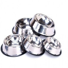 스텐 반려동물 강아지 고양이 밥그릇, 18x13 1개, 1개, 18x13