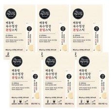 해통령 육수명장 더 진한 육수 분말스틱, 6세트, 80g