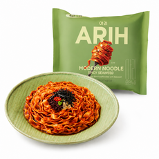 ARIH 寬拌麵 香煙燻海苔炒麵, 4包