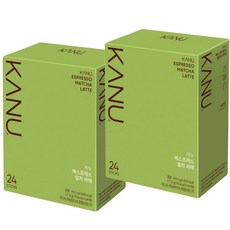 카누 에스프레소 말차 라떼 커피믹스, 17.3g, 24개입, 2개