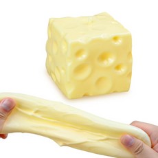 진짜 치즈 슬랑이 6cm 1개 남광사 치즈스퀴시 치즈말랑이 치즈주물럭 치즈스트레스볼 치즈슬랑이