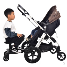 유모차 트롤리 보조 페달 추가 발판 의자 보드 디딤대, 1개