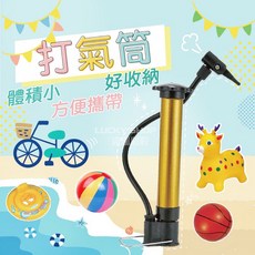 台灣現貨打氣筒 充氣筒 鋼管打氣筒 便攜打氣筒 球類/氣球/腳踏車打氣 籃球打氣 氣柱袋, 1個, 打氣筒