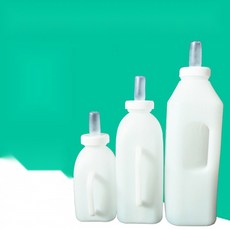 DTC 송아지 새끼 급여기 염소 초유 우유병 포유기 돼지 젖병, 850mL 돼지양젖병(통팩) 3모자 증정
