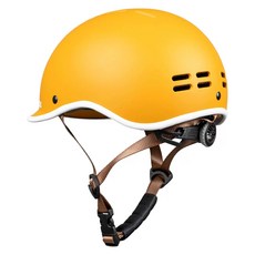 채움다 자전거 헬멧 안전 통학용 도시 라이딩, 1개, 옐로우 어린이 M 51 55cm