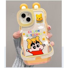 짱구 아이폰 3D 입체 케이스 거치대 세트