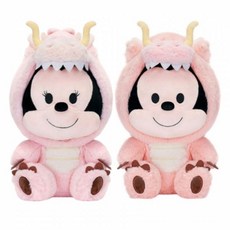 [고백 선물 모음] 고급 디즈니 드래곤 코스튬 20cm 봉제 인형 미키 미니 발렌타인 화이트데이 프로포즈 추천, 1개