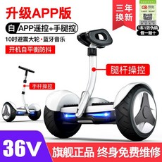 전동 균형 스쿠터 어린이 스마트 전기 보드 세그웨이, 54V, 11 AppK8 화이트 충격흡수기