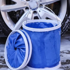 접이식 바케스 세차용 실리콘 버킷 휴대용 바스켓 다용도 캠핑 청소 물통, 상세페이지 참조