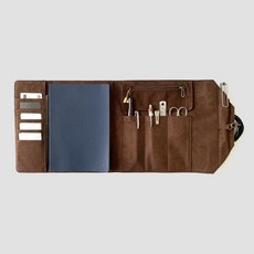 다이어리 리갈패드 커버 케이스 가죽 오거나이저 업무노트 컨트롤9 프로, 인디언탠