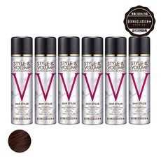 기타 더마클라센 스타일앤 볼륨짱짱 흑채 스프레이 자연갈색 120ml x6, 6개