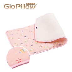 GIO Pillow 超透氣排汗嬰兒床墊 L號90x120cm 加大寶寶床墊 兒童睡墊 幼兒園睡墊, 1個, 床墊L號-水手熊粉