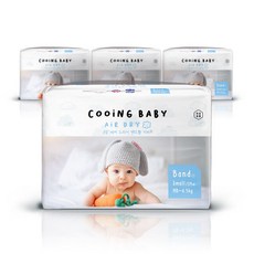 Cooing 쿠잉베이비 에어드라이 풀커버 밴드형 아동용, 소형(S), 136매