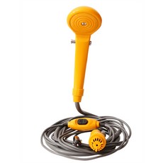 차량용 캠핑 차박 샤워기 자동차 시거잭 전원 간이 샤워기 세차기 DC12V, 1개, 에로우