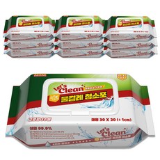 렛츠클린 물걸레 청소포 대형 고급형, 10개