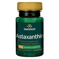 SWANSON 斯旺森 蝦紅素12mg萃取軟膠囊, 1組, 30顆