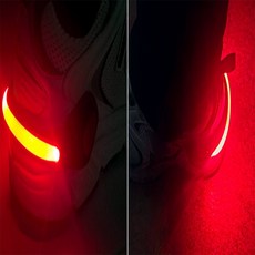 별리별샵 LED 슈즈 밴드 1P 남자런닝용품, 핑크