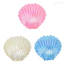 올짱 조개모양 소품보관함 보석함, 핑크, 1