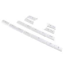 재규어 XJ 12-15 실버 자동차 중앙 제어 에어컨 버튼 장식 스티커 호환, silver, silver, 1개