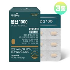 닥터솔루션 엽산1000 15g, 3개, 30정