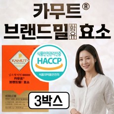 고함량 카무트 효소분말 100%식약청 인증 스틱형, 90g, 3개