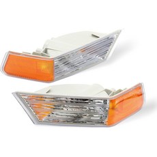 나카 앞 방향 지시등 램프 커버 패트리어트 2007-2017 사이드 마커 주차 코너 라이트 하우징 전구 드라이버 승객 68004181AC 68004180AC 지원