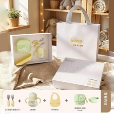 biboo 嬰兒餐具禮盒組, 恐龍便攜餐具禮盒套裝 - pp款, 1個, 如圖所示
