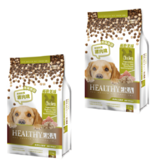健康紀元 挑嘴犬 牛肉/雞肉 福壽寵物PARTY 乾糧, 1kg, 2個, 雞