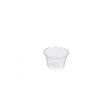 <프로패키지> 4온스 소스컵 120ml 소스통 소스용기 PET 뚜껑별도, 1개, 100개입