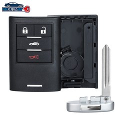 GM 콜벳 자동차 키 폴딩 쉘 케이스 하우징 4버튼, 1개