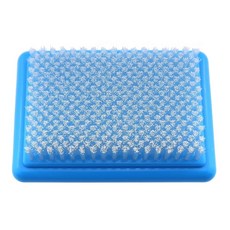 루오랑 자수 재봉 공예 펠팅 바늘 울 펠트 러그 브러시 블루 패드 배경 16x11CM 습식 방적 뜨개질 및 장식용