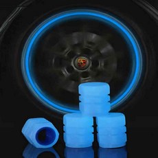 야광 밸브캡 마개캡, 02야광밸브캡-블루