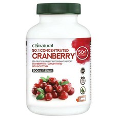 濃縮蔓越莓補充膠囊 500mg, 1個, 120 件