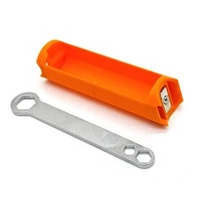 Brompton 자석 프레임 내부 보관 가방 및 렌치 자전거 장착 수리 상자에 대한 숨겨진 도구 복장, 04 Orange Box