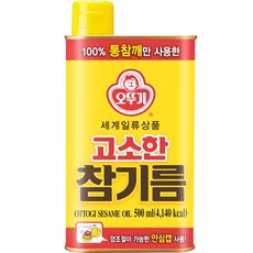 오뚜기 고소한 참기름, 500ml, 1개