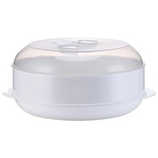 微波爐蒸籠 微波盒 微波料理保鮮盒 多層大蒸籠, 透明, 1個