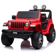 JEEP 지프 오프로드 4WD 유아용 전동차, 4WD + 12V 7A 대용량, RED