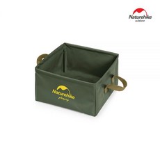 네이처하이크 H030 방수 바스켓 설거지통 식기 접이식 사각 가방, 베이지, 1개