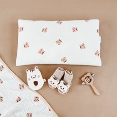 마롤로뜨 사계절 30수 씬필로우 유아 신생아 돌 아기 베개 낮은베개, 귀염돗람이 - 씬필로우