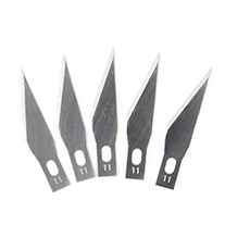 프라모델 러너자국제거 아트나이프 리필날 정밀칼 조각칼 디자인커터, 5개, 5P