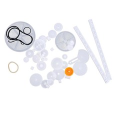 DAMMAIDDAO 34 플라스틱 DIY 톱니 바퀴 웜 기어 diy 빌딩 로봇 액세서리 장난감, 0.5-6cm