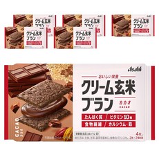 Asahi 朝日 美味營養奶油糙米麩皮可可 4入, 6個